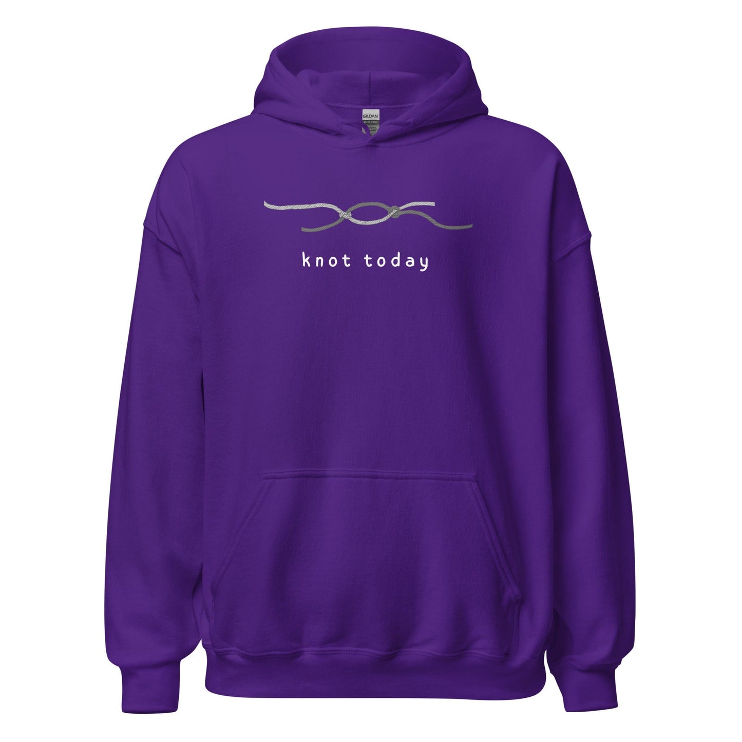 Knot Today Hoodie Purple / S
