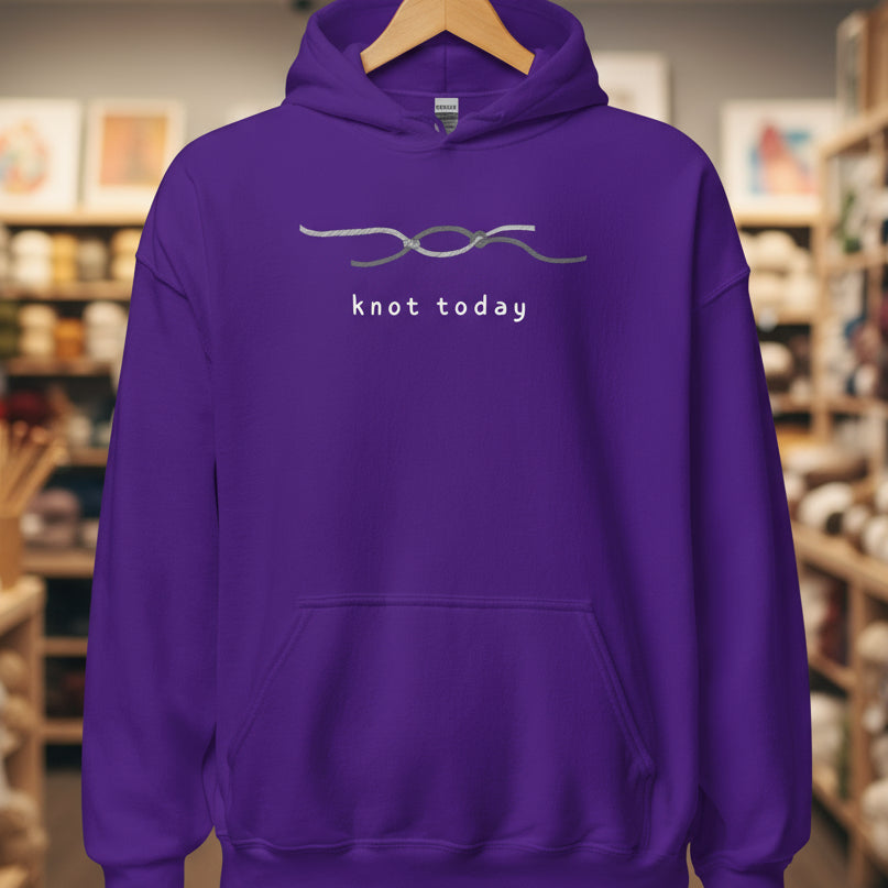 Knot Today Hoodie Purple / S