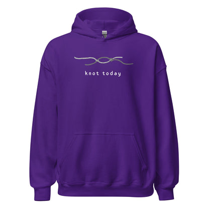 Knot Today Hoodie Purple / S