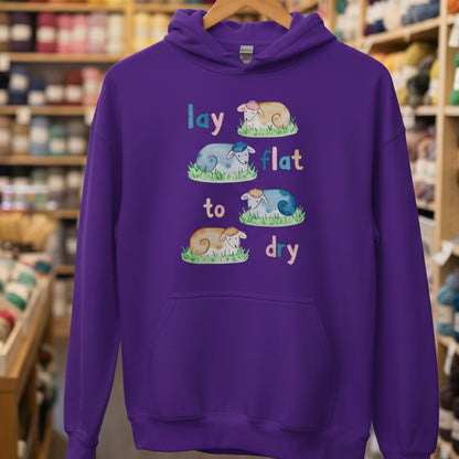Lay Flat to Dry Group Hoodie Purple / S