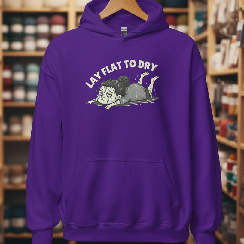 Lay Flat to Dry Woman Hoodie Purple / S