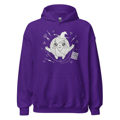 Magic Yarn Hoodie Purple / S