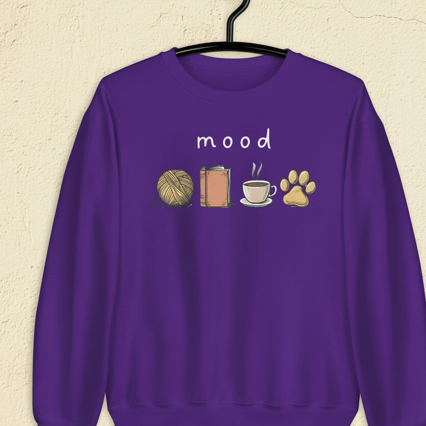 Mood Sweatshirt Purple / S