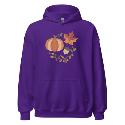 Pumpkin Spice Hoodie Purple / S