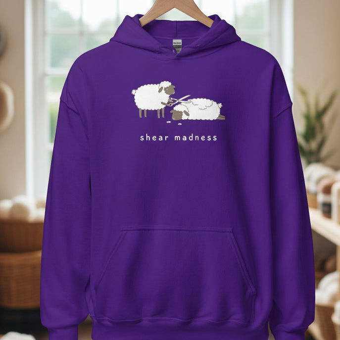 Shear Madness Hoodie Purple / S