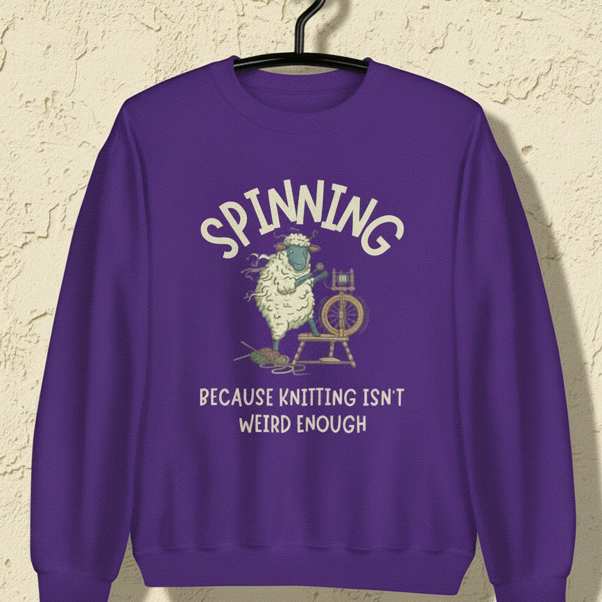 Spinning Sweatshirt Purple / S