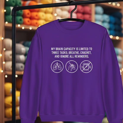 Task List Sweatshirt Purple / S