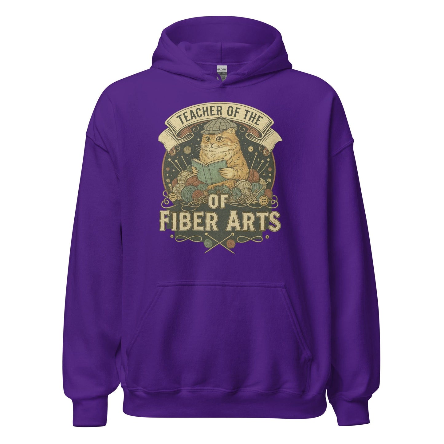 Teacher of the Fiber Arts Hoodie Purple / S