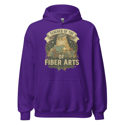 Teacher of the Fiber Arts Hoodie Purple / S