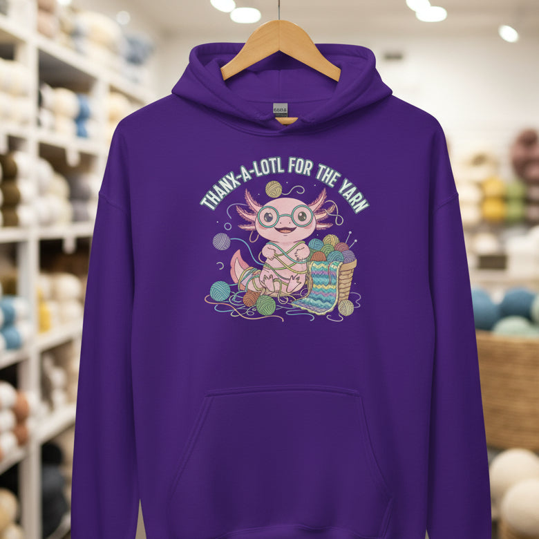 Thanx-a-lotl Hoodie Purple / S