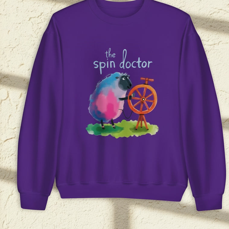 The Spin Doctor Sweatshirt Purple / S