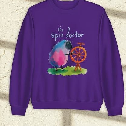 The Spin Doctor Sweatshirt Purple / S