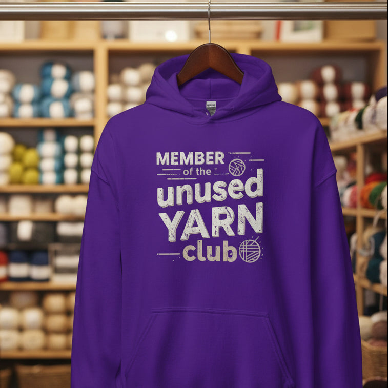 Unused Yarn Hoodie Purple / S