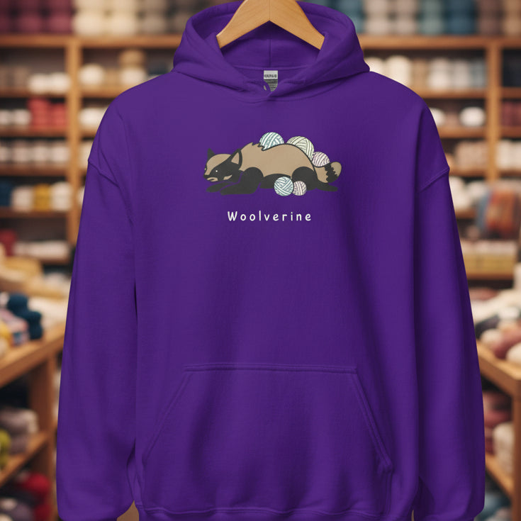 Woolverine Hoodie Purple / S