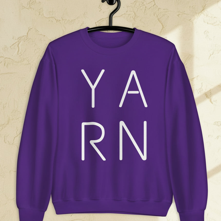 Y.A.R.N Sweatshirt Purple / S