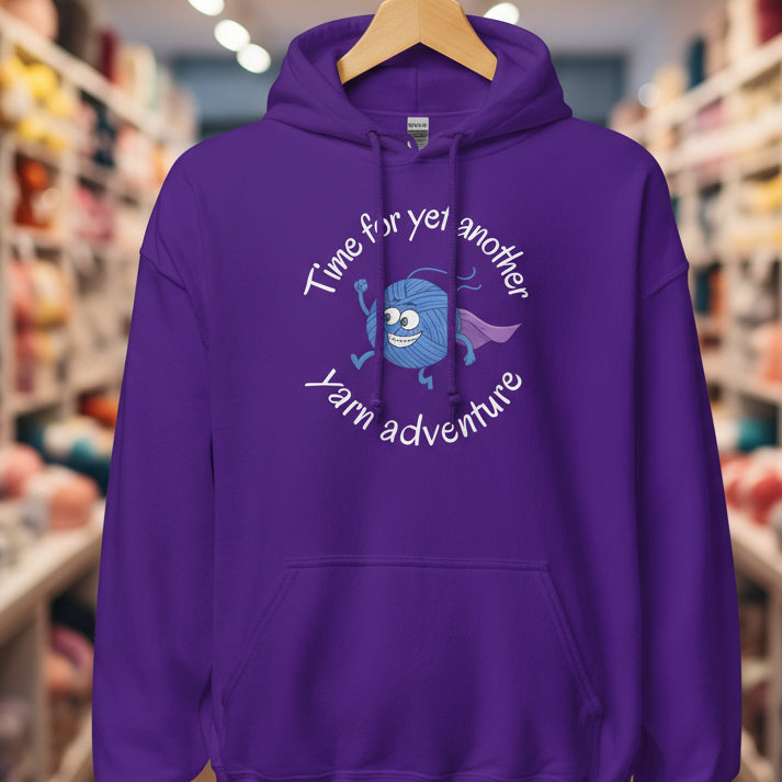 Yarn Adventure Hoodie Purple / S