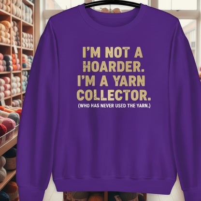 Yarn Collector Sweatshirt Purple / S