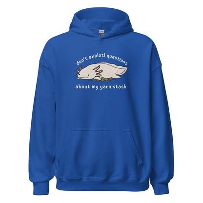 Axolotl Questions Hoodie Royal / S