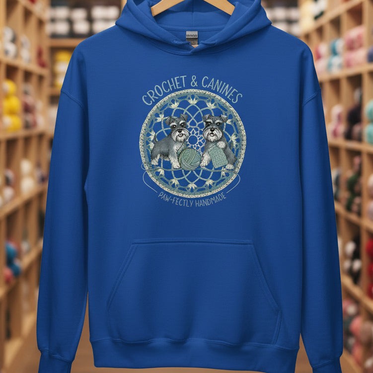 Crochet & Canines Hoodie Royal / S