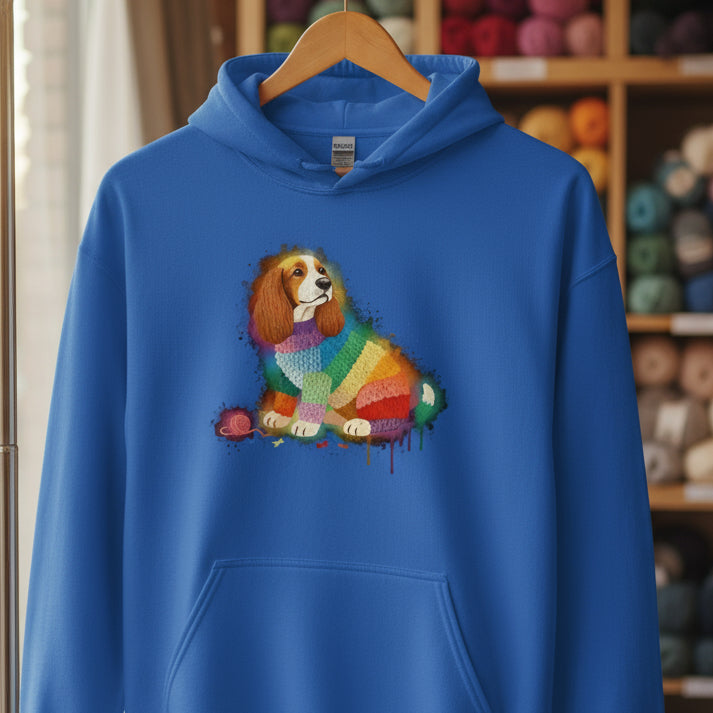 Dog Dye Splash Hoodie Royal / S