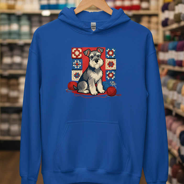 Dogs & Yarn Hoodie Royal / S