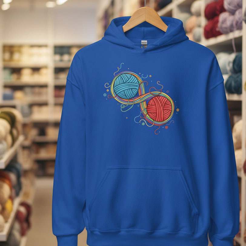Infinity Yarn Hoodie Royal / S