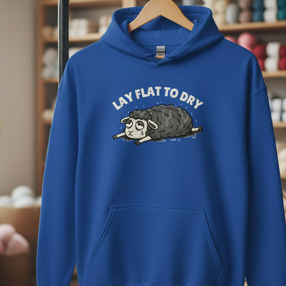 Lay Flat to Dry Sheep Hoodie Royal / S