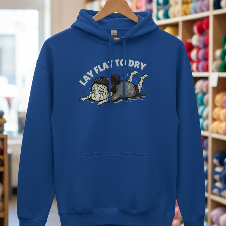 Lay Flat to Dry Woman Hoodie Royal / S