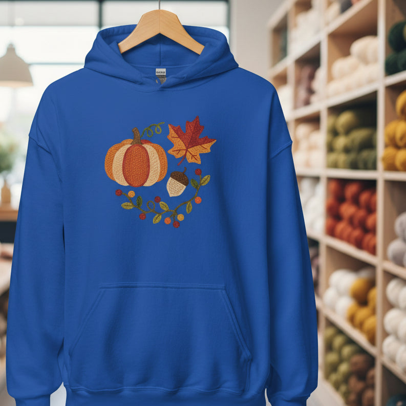 Pumpkin Spice Hoodie Royal / S