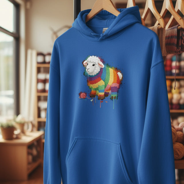 Sheep Dye Splash Hoodie Royal / S