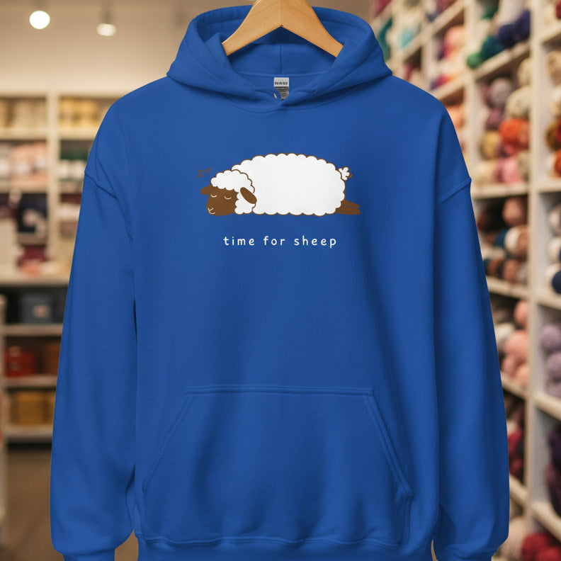 Time for Sheep Hoodie Royal / S