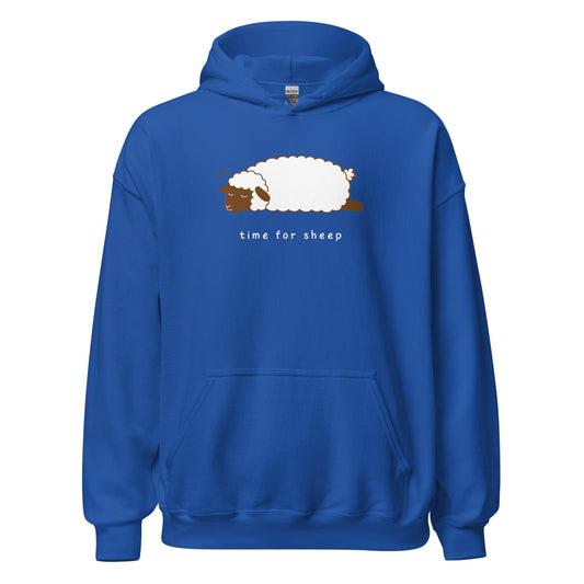 Time for Sheep Hoodie Royal / S