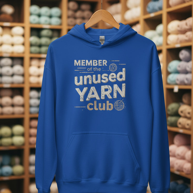 Unused Yarn Hoodie Royal / S
