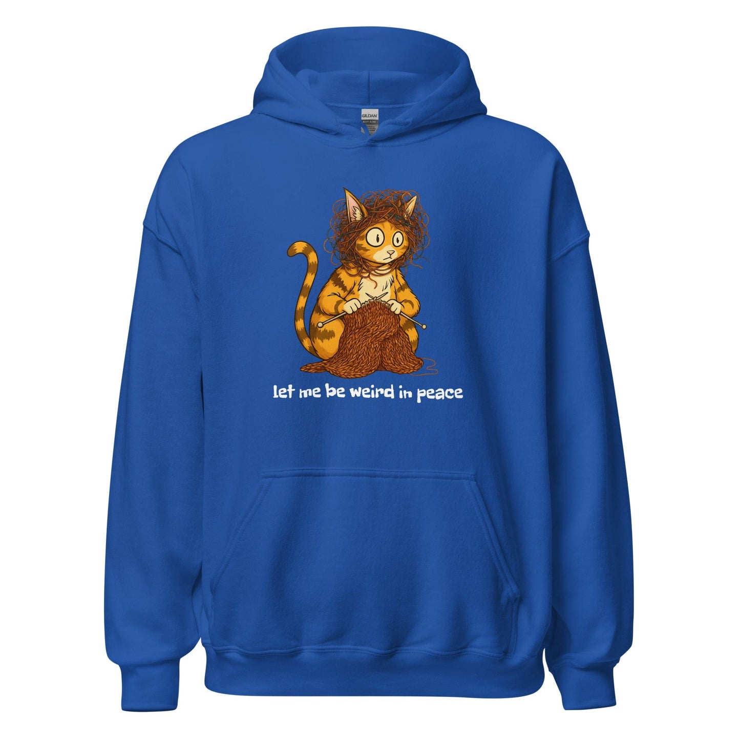 Weird in Peace Hoodie Royal / S
