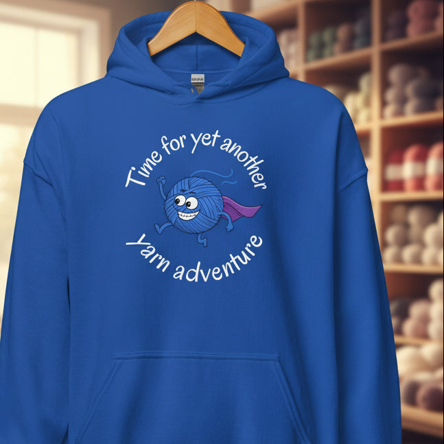 Yarn Adventure Hoodie Royal / S