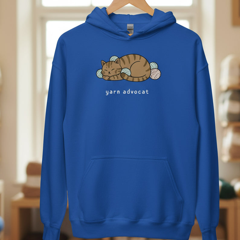Yarn Advocat Hoodie Royal / S