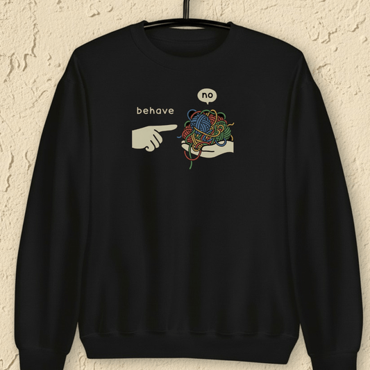 Behave Sweatshirt Black / S