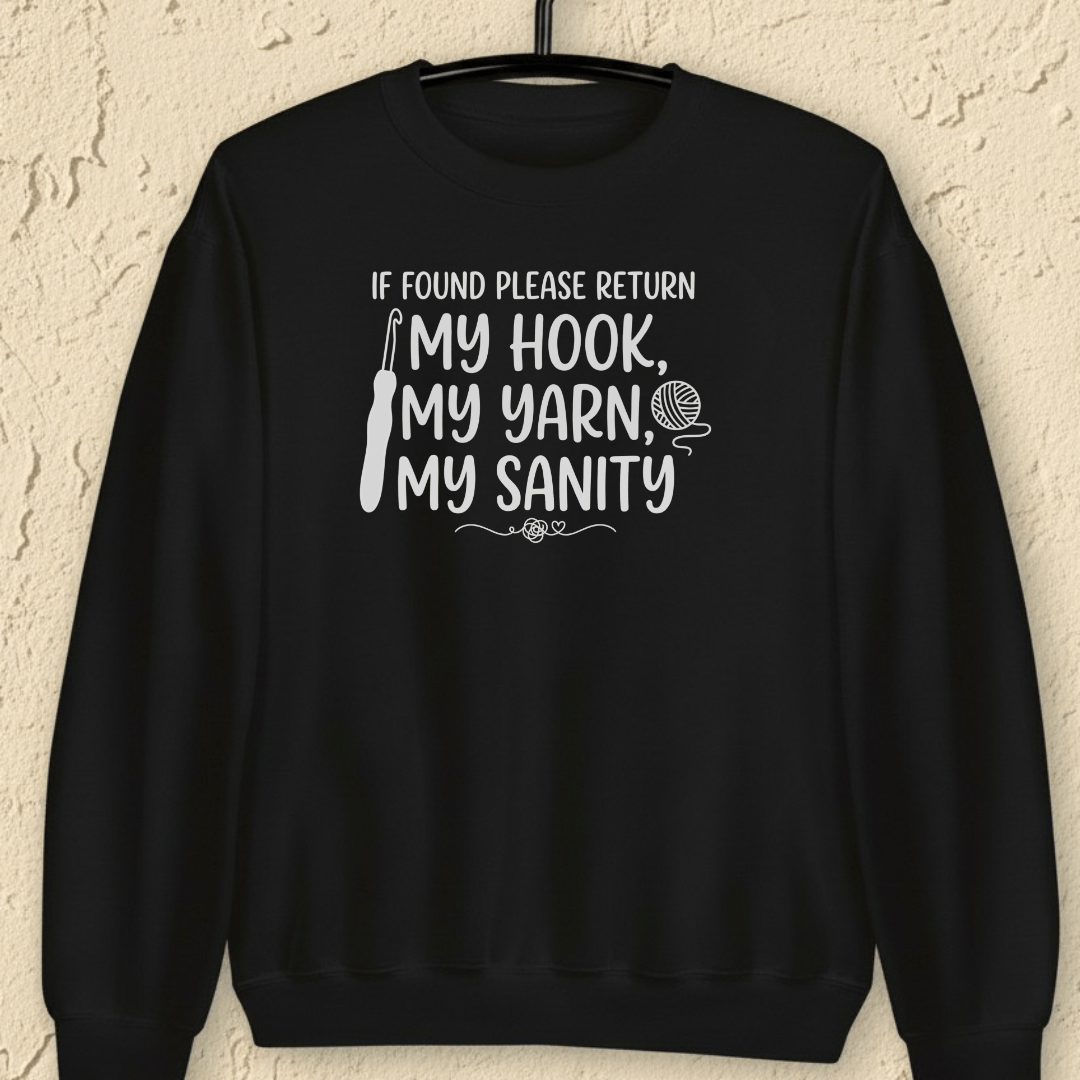 If Found Sweatshirt Black / S