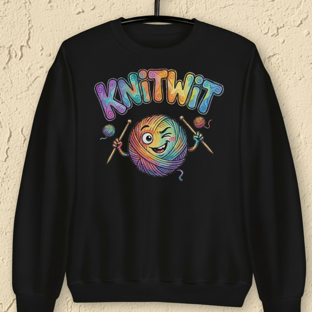 Knitwit Sweatshirt Black / S