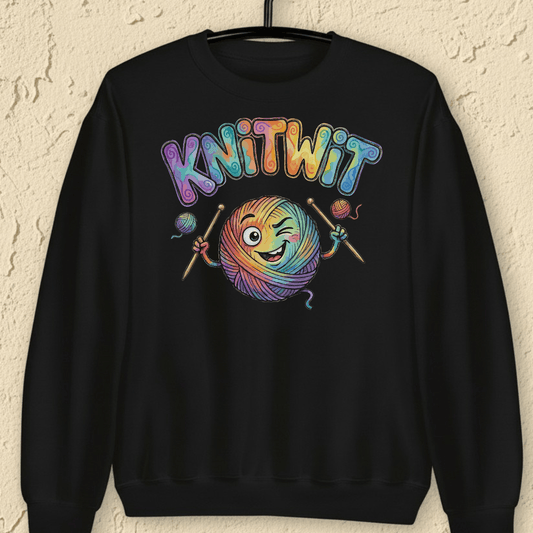 Knitwit Sweatshirt Black / S