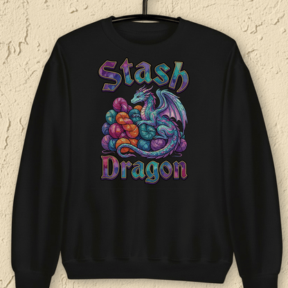 Stash Dragon Sweatshirt Black / S