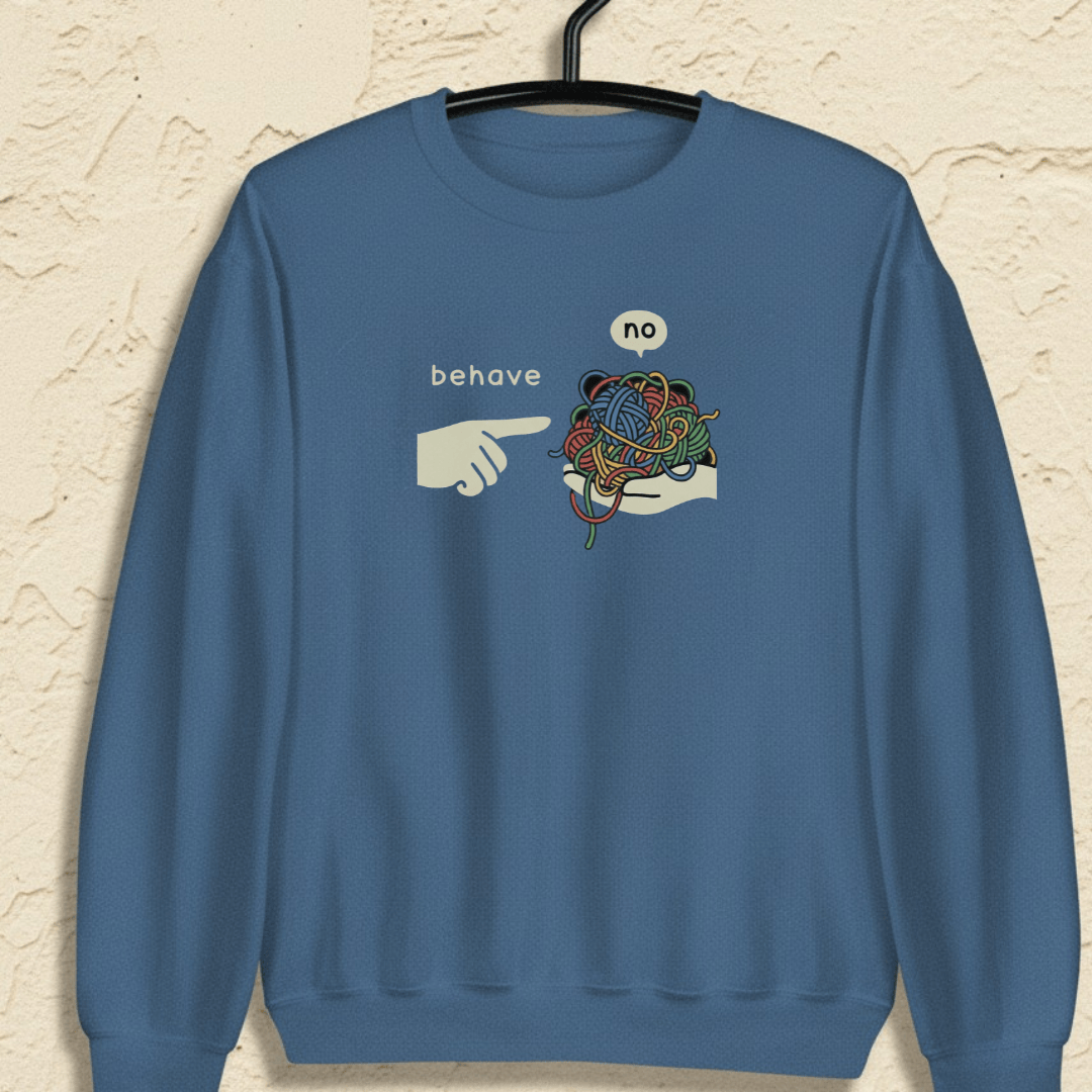 Behave Sweatshirt Indigo Blue / S