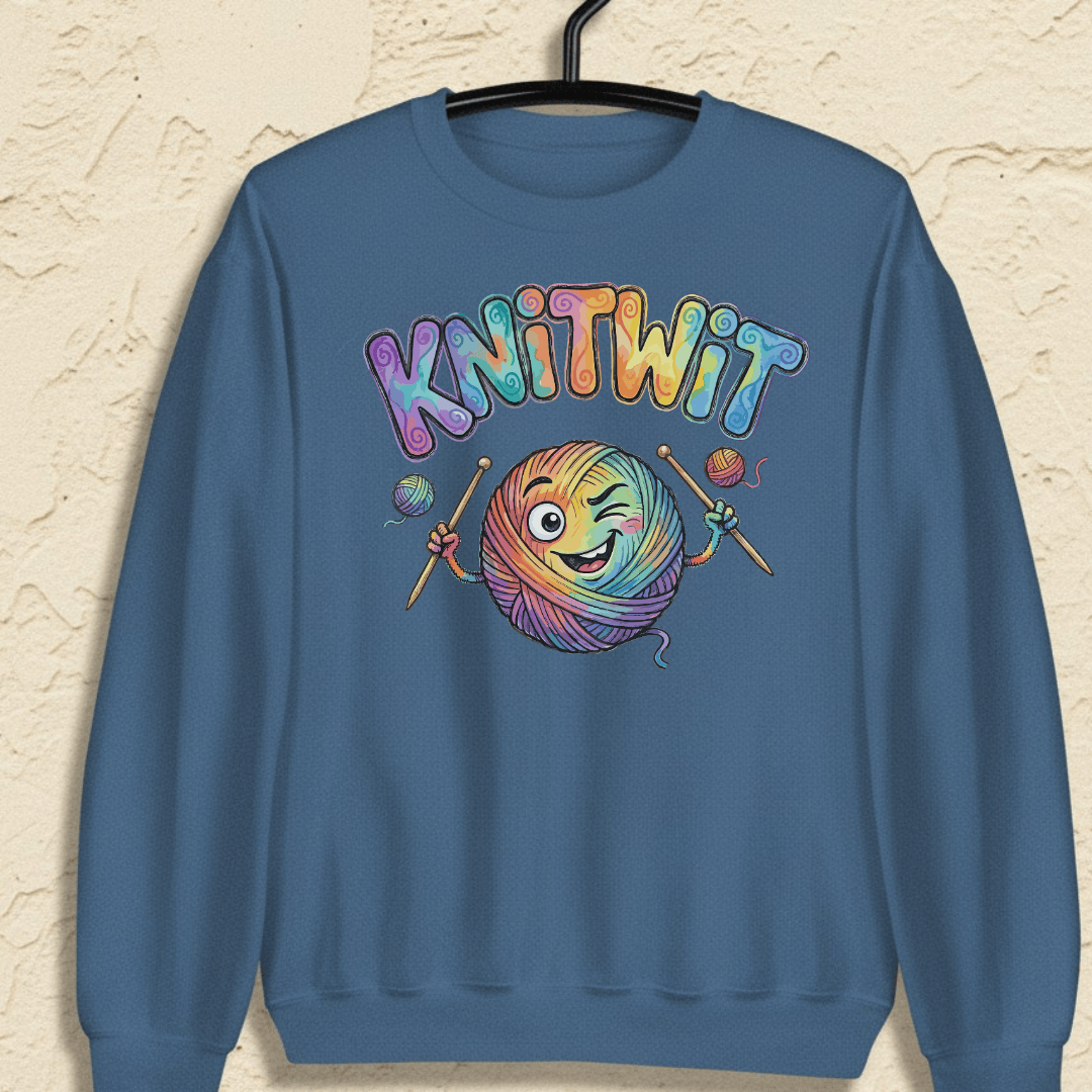 Knitwit Sweatshirt Indigo Blue / S