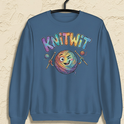 Knitwit Sweatshirt Indigo Blue / S