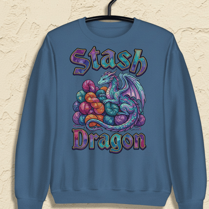 Stash Dragon Sweatshirt Indigo Blue / S