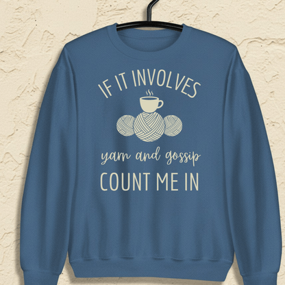 Yarn & Gossip Sweatshirt Indigo Blue / S
