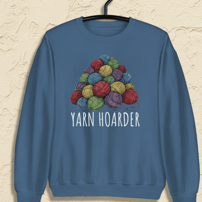 Yarn Hoarder Pile Sweatshirt Indigo Blue / S