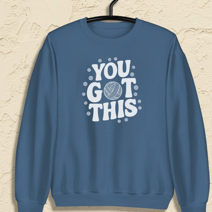You Got This Sweatshirt Indigo Blue / S