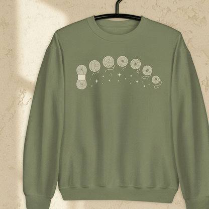Celestial Yarn Sweatshirt Military Green / S