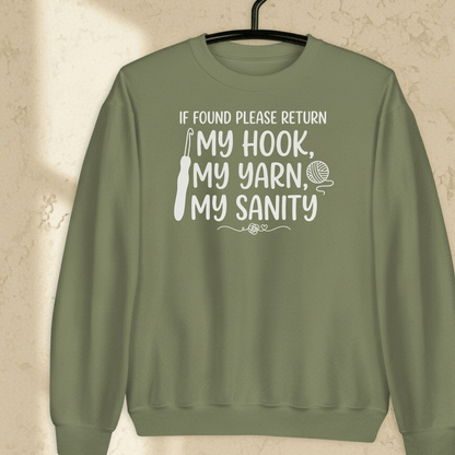 If Found Sweatshirt Military Green / S